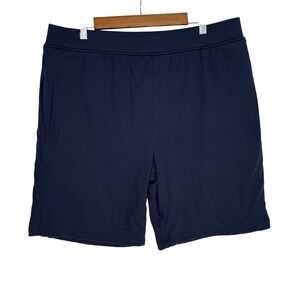 Dude Robe French Terry Sweat Shorts Mens Large Extra Large Navy Blue Lounge